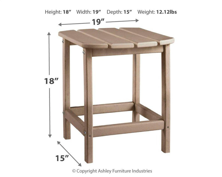 ASHLEY FURNITURE PKG008193 Outdoor Chair With End Table