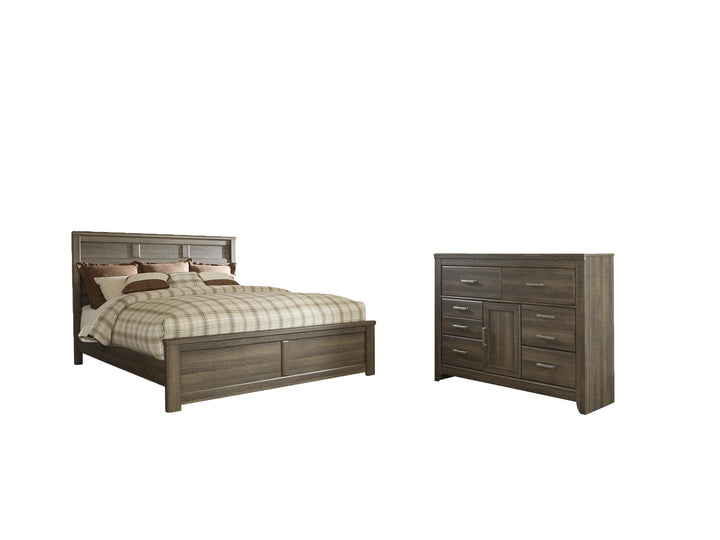 ASHLEY FURNITURE PKG004053 California King Panel Bed With Dresser