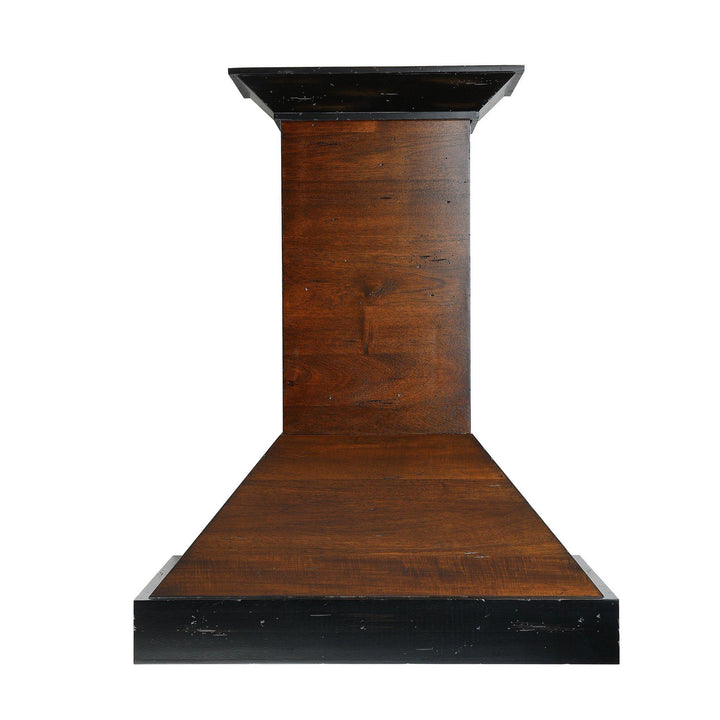 ZLINE KITCHEN AND BATH KBAR30 ZLINE Convertible Vent Wooden Wall Mount Range Hood in Antigua and Walnut Size: 30 Inch