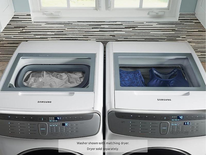 SAMSUNG WV60M9900AW 6.0 cu ft. Smart Washer with Flexwash in White
