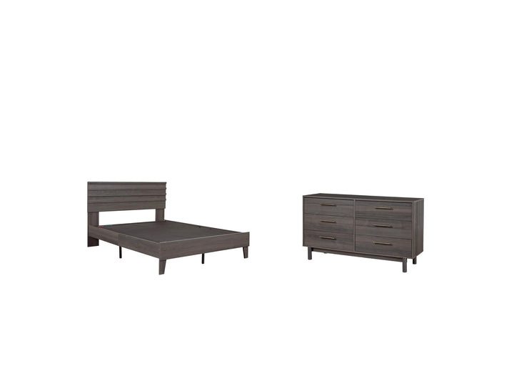 ASHLEY FURNITURE PKG008874 Full Panel Headboard With Dresser