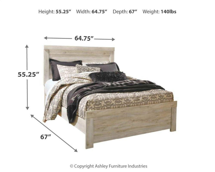 ASHLEY FURNITURE PKG000729 Queen Panel Bed With Mirrored Dresser