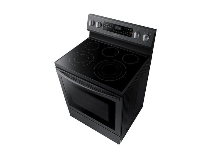 SAMSUNG NE59R6631SG 5.9 cu. ft. Freestanding Electric Range with True Convection in Black Stainless Steel