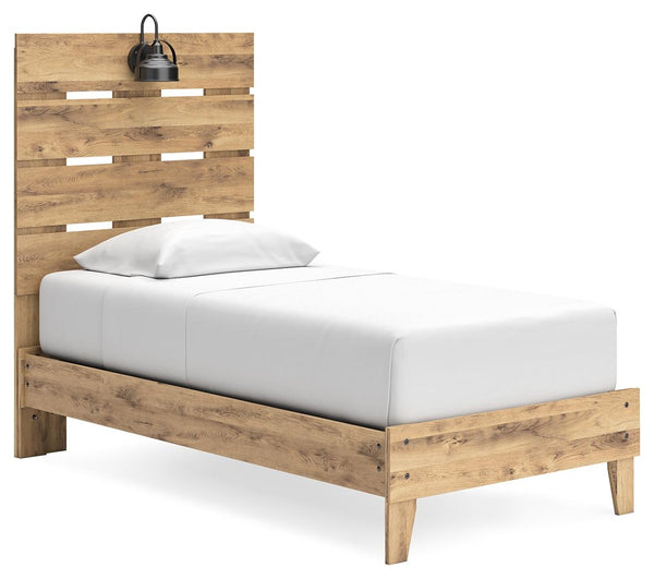 ASHLEY FURNITURE EB2712B6 Larstin Twin Panel Platform Bed