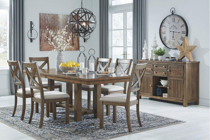 ASHLEY FURNITURE PKG002100 Dining Table and 6 Chairs