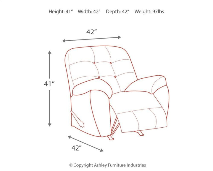 ASHLEY FURNITURE 7050925 Accrington Recliner