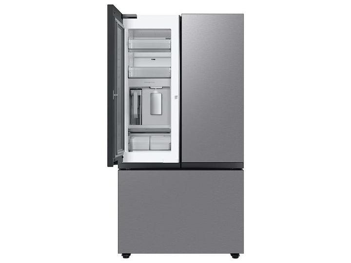 SAMSUNG RF30BB6600QLAA Bespoke 3-Door French Door Refrigerator 30 cu. ft. with Beverage Center TM in Stainless Steel