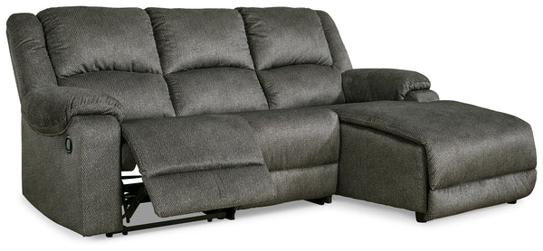 ASHLEY FURNITURE 30402S5 Benlocke 3-piece Reclining Sectional With Chaise