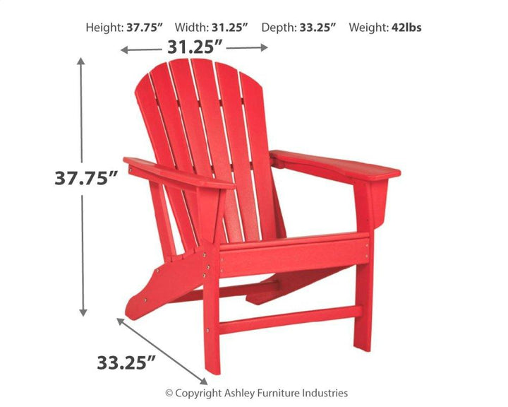 ASHLEY FURNITURE PKG008191 Outdoor Chair With End Table