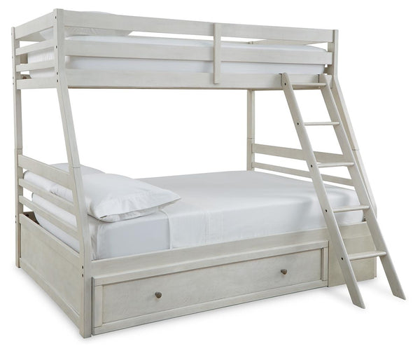 ASHLEY FURNITURE B742B16 Robbinsdale Twin Over Full Bunk Bed With Storage