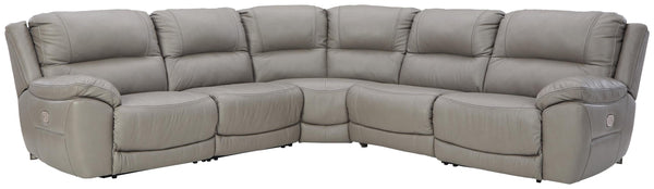 ASHLEY FURNITURE U71605S1 Dunleith 5-piece Power Reclining Sectional