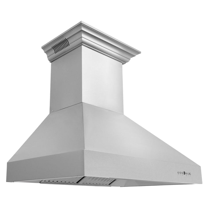 ZLINE KITCHEN AND BATH 667CRNBT30 ZLINE Ducted Vent Wall Mount Range Hood in Stainless Steel with Built-in CrownSound TM Bluetooth Speakers Size: 30 Inch