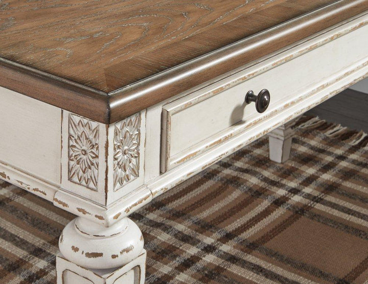 ASHLEY FURNITURE H743H1 Realyn 2-piece Home Office Desk