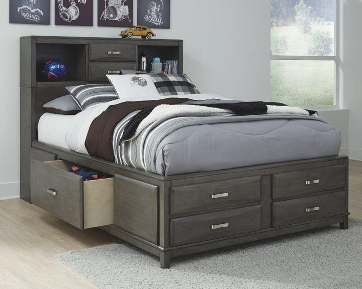 ASHLEY FURNITURE B476B4 Caitbrook Full Storage Bed With 7 Drawers