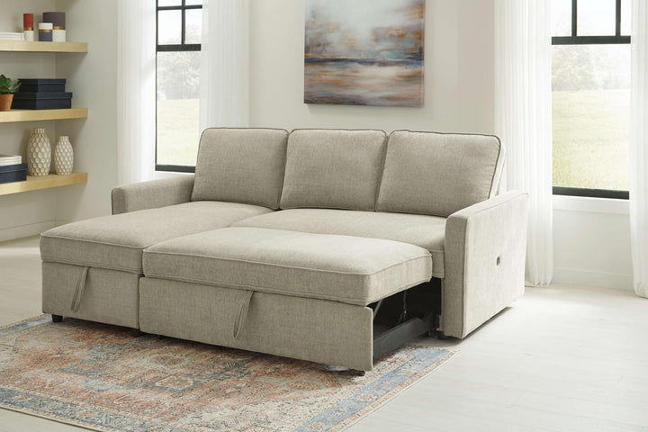 ASHLEY FURNITURE 26504S1 Kerle 2-piece Sectional With Pop Up Bed