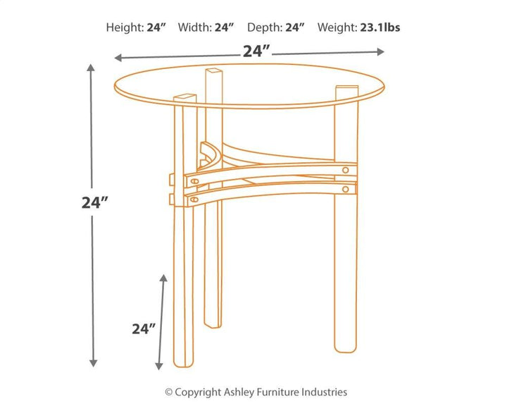 ASHLEY FURNITURE PKG007170 Coffee Table With 2 End Tables