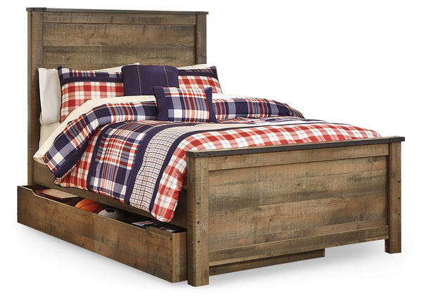 ASHLEY FURNITURE B446B9 Trinell Full Panel Bed With 1 Large Storage Drawer