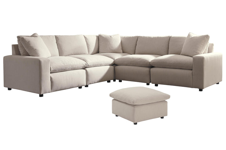 ASHLEY FURNITURE PKG001099 6-piece Sectional With Ottoman