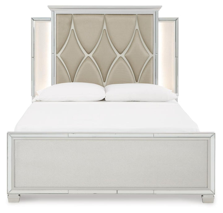 ASHLEY FURNITURE B758B4 Lindenfield Queen Panel Bed