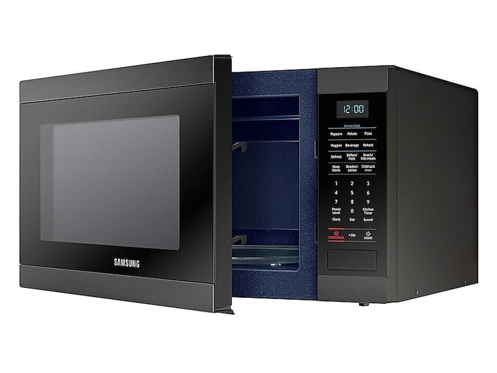 SAMSUNG MS19M8000AG 1.9 cu. ft. Countertop Microwave with Sensor Cooking in Fingerprint Resistant Black Stainless Steel