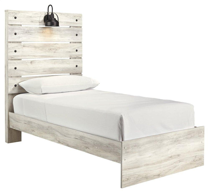 ASHLEY FURNITURE PKG003002 Twin Panel Bed With Mirrored Dresser