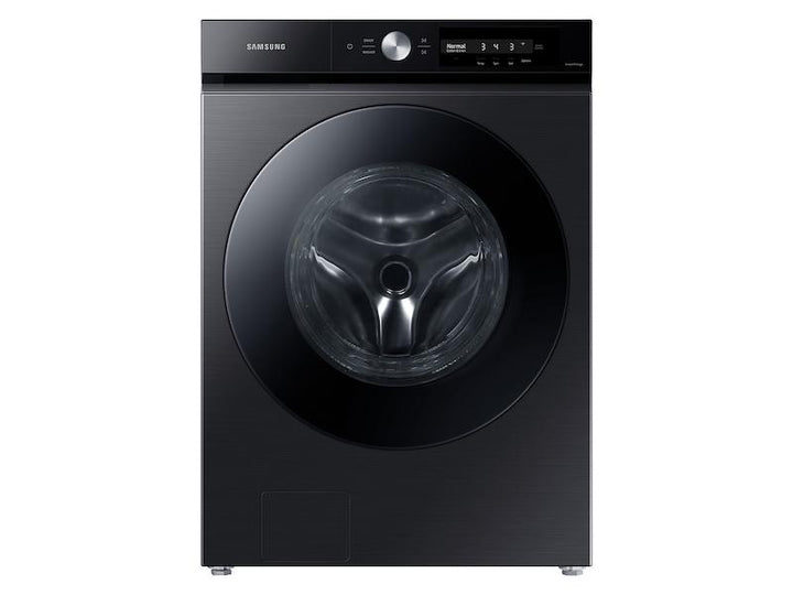 SAMSUNG WF46BB6700AVUS Bespoke 4.6 cu. ft. Large Capacity Front Load Washer with Super Speed Wash and AI Smart Dial in Brushed Black