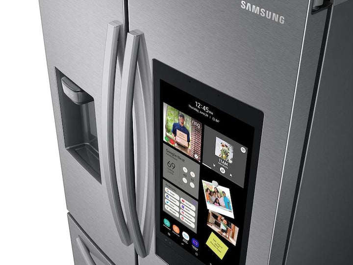 SAMSUNG RF27T5501SR 26.5 cu. ft. Large Capacity 3-Door French Door Refrigerator with Family Hub TM and External Water & Ice Dispenser in Stainless Steel