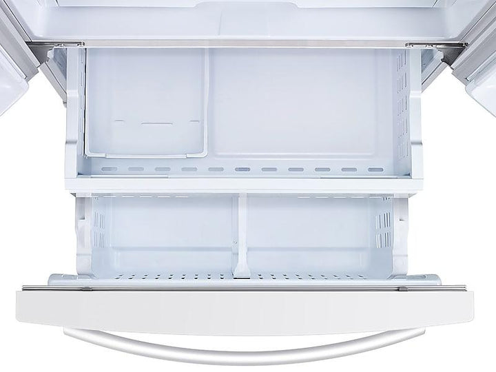 SAMSUNG RF261BEAEWW 26 cu. ft. French Door Refrigerator with Internal Filtered Water in White