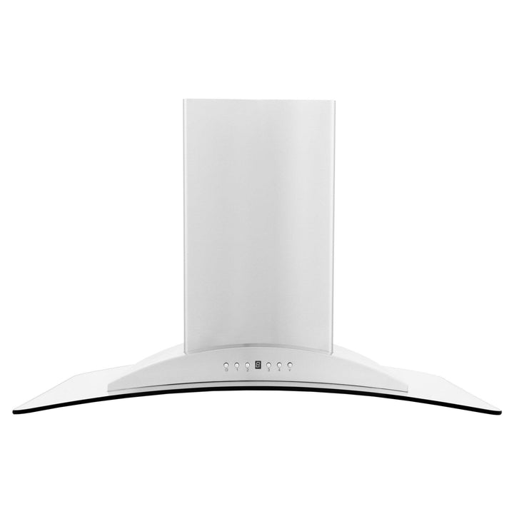 ZLINE KITCHEN AND BATH GL9I30 ZLINE Convertible Vent Island Mount Range Hood in Stainless Steel & Glass Size: 30 Inch