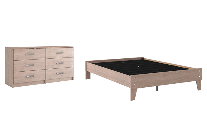 ASHLEY FURNITURE PKG009252 Full Platform Bed With Dresser