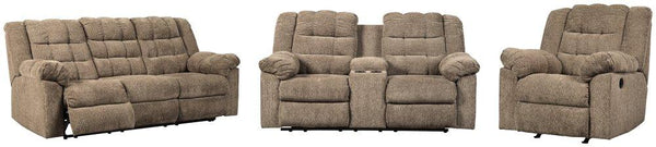 ASHLEY FURNITURE PKG001517 Sofa, Loveseat and Recliner