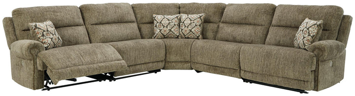 ASHLEY FURNITURE 85407S1 Lubec 5-piece Power Reclining Sectional