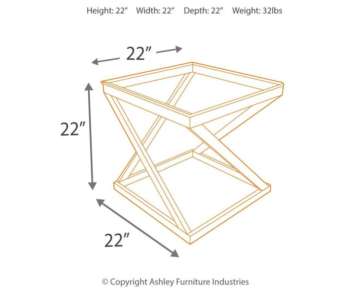 ASHLEY FURNITURE PKG008450 2 End Tables