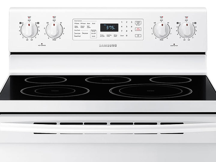 SAMSUNG NE59M4320SW 5.9 cu. ft. Freestanding Electric Range with Convection in White