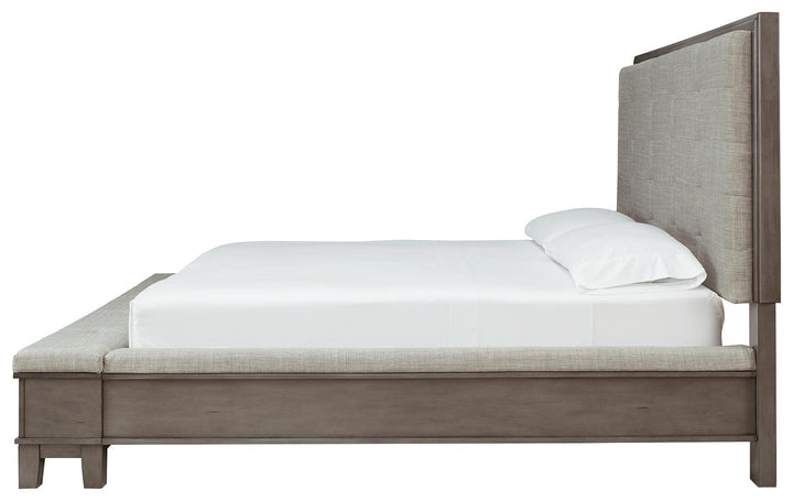 ASHLEY FURNITURE B649B4 Hallanden King Panel Bed With Storage