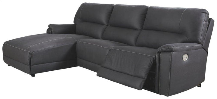 ASHLEY FURNITURE 78606S2 Henefer 3-piece Power Reclining Sectional With Chaise