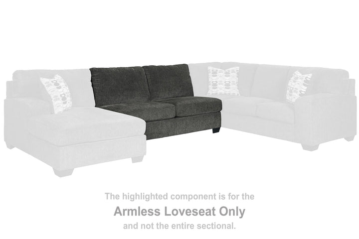 ASHLEY FURNITURE 8070334 Ballinasloe Armless Loveseat