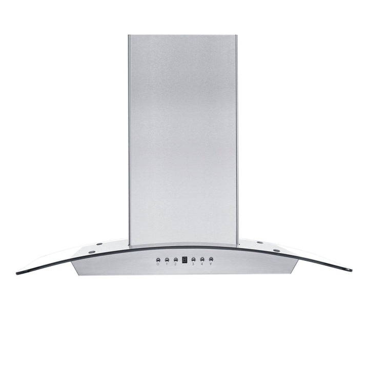 ZLINE KITCHEN AND BATH KZ30 ZLINE Convertible Vent Wall Mount Range Hood in Stainless Steel & Glass Size: 30 inch