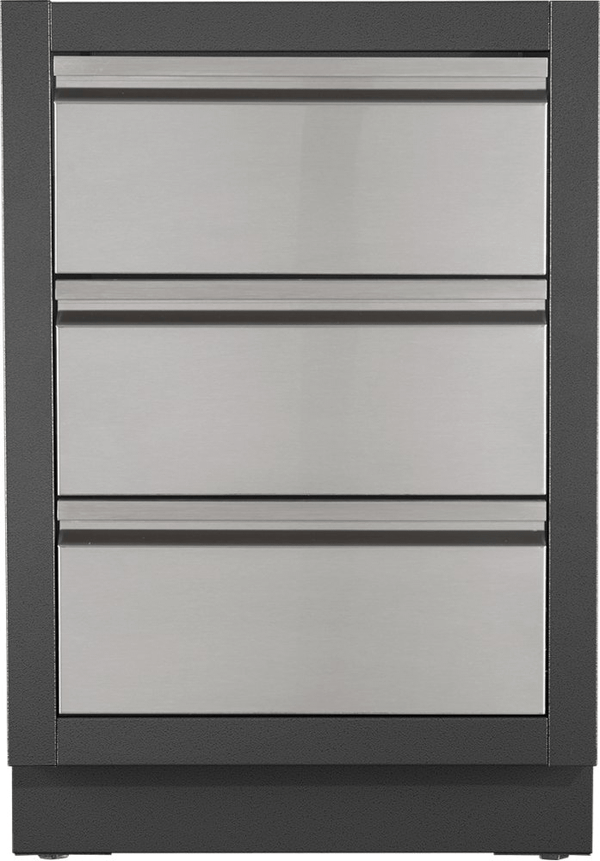 NAPOLEON BBQ IM2DCCN OASIS Two Drawer Cabinet with False Top Drawer , Grey