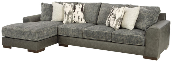 ASHLEY FURNITURE 17402S3 Larkstone 2-piece Sectional With Chaise