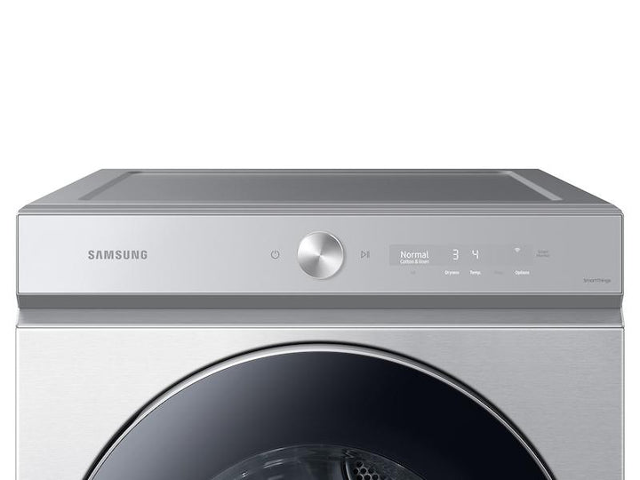 SAMSUNG DVG53BB8900TA3 Bespoke 7.6 cu. ft. Ultra Capacity Gas Dryer with AI Optimal Dry and Super Speed Dry in Silver Steel