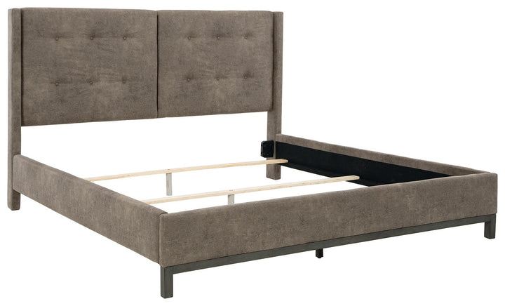 ASHLEY FURNITURE B374B8 Wittland King Upholstered Panel Bed