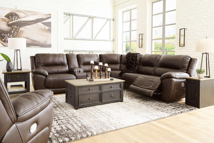 ASHLEY FURNITURE PKG011055 6-piece Sectional With Recliner