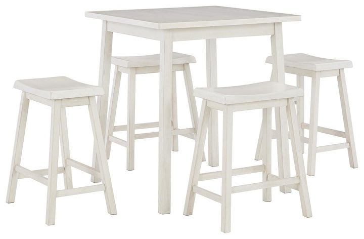 ASHLEY FURNITURE PKG012082 Counter Height Dining Table and 4 Barstools