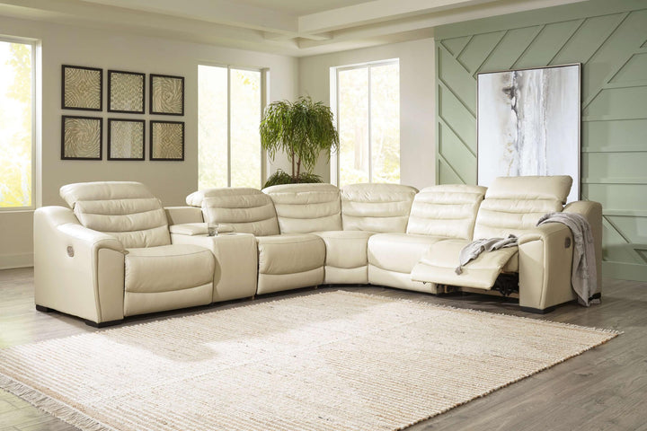 ASHLEY FURNITURE U63405S4 Center Line 6-piece Power Reclining Sectional