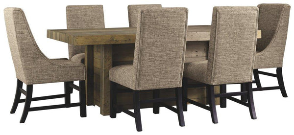 ASHLEY FURNITURE D775D3 Sommerford Dining Table and 6 Chairs