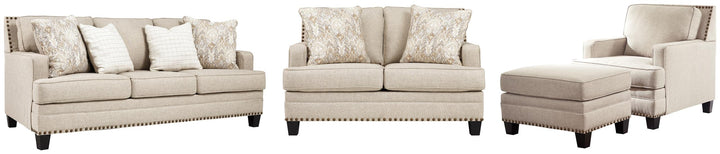 ASHLEY FURNITURE PKG002316 Sofa, Loveseat, Chair and Ottoman