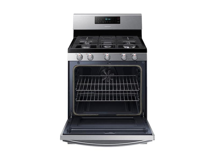 SAMSUNG NX58T7511SS 5.8 cu. ft. Freestanding Gas Range with Air Fry and Convection in Stainless Steel