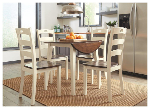 ASHLEY FURNITURE D335D3 Woodanville Dining Table With 4 Chairs