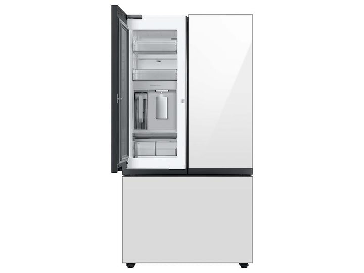 SAMSUNG RF24BB660012AA Bespoke 3-Door French Door Refrigerator 24 cu. ft. with Beverage Center TM in White Glass